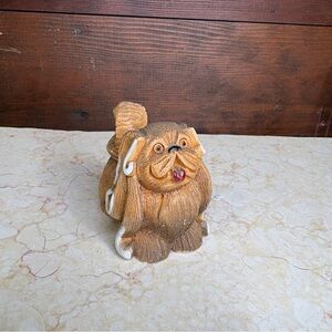 Vintage Artesania Rinconada Uruguay Retired Pekingese Dog Figurine